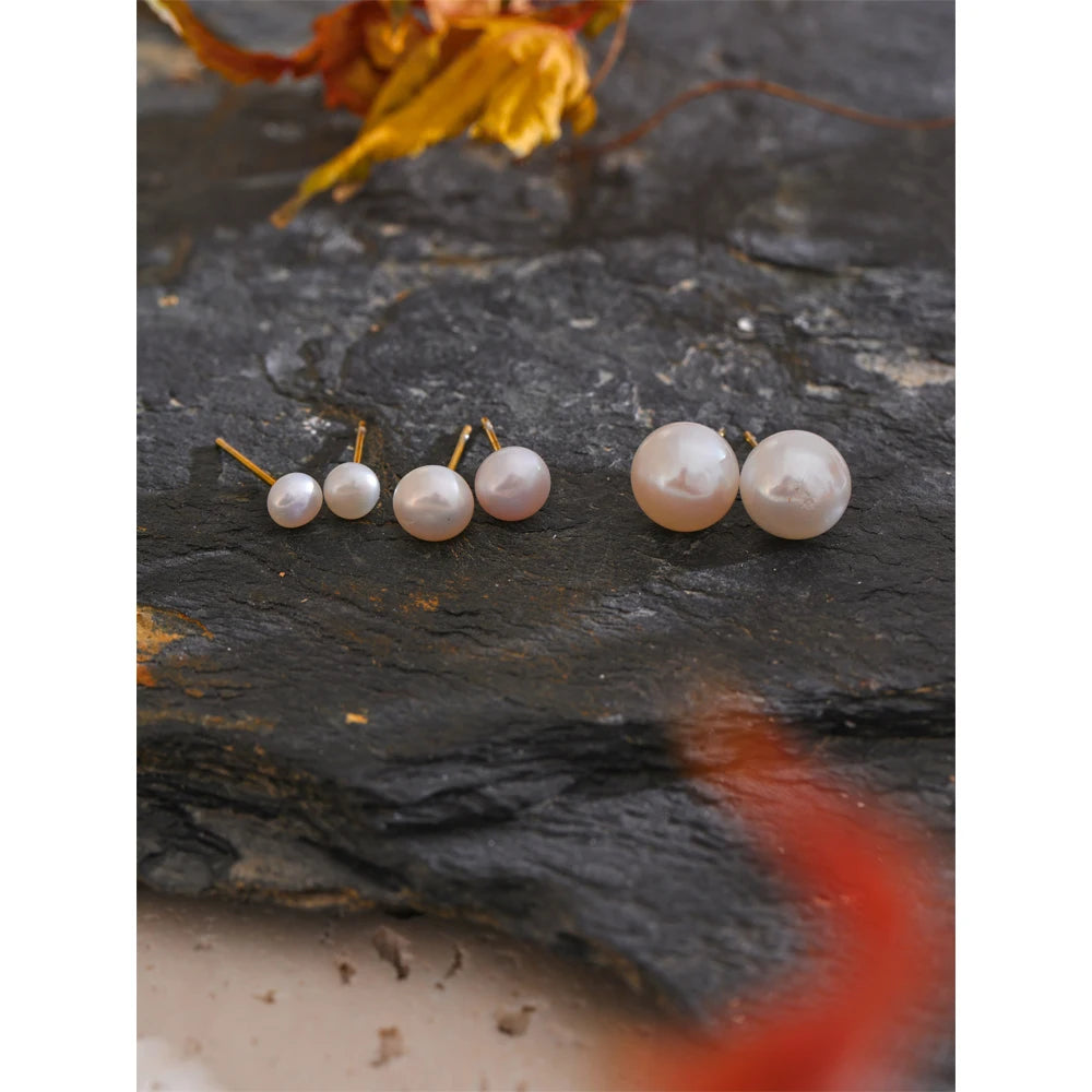 Freshwater Pearl Stud Earrings