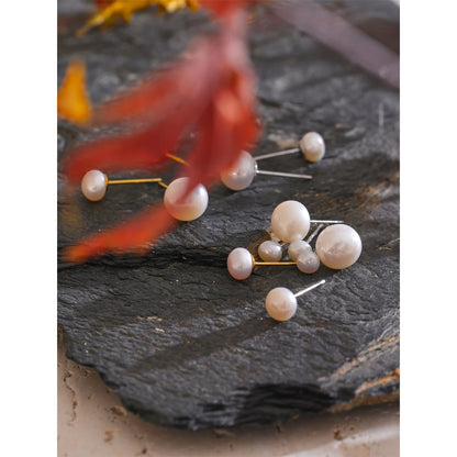 Freshwater Pearl Stud Earrings
