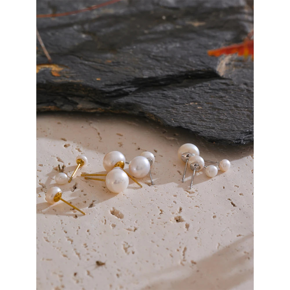 Freshwater Pearl Stud Earrings