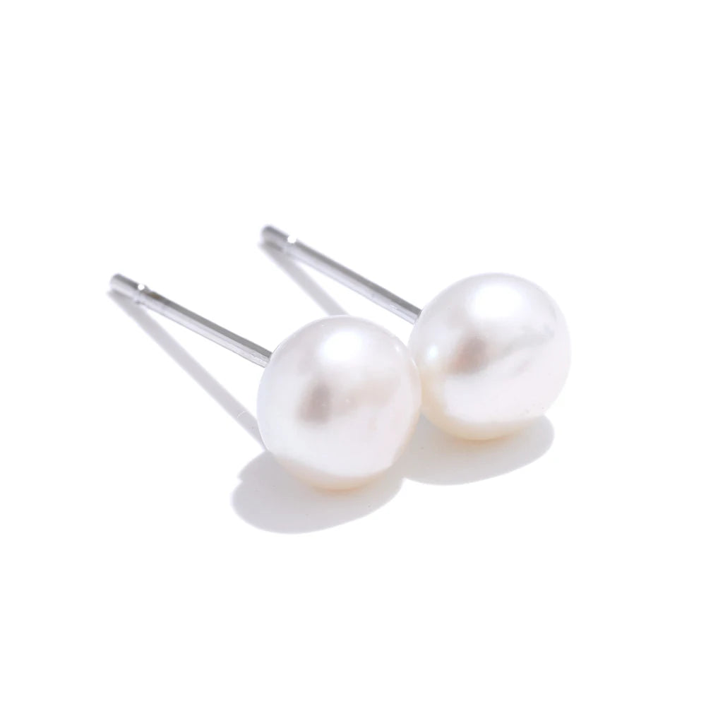 Freshwater Pearl Stud Earrings