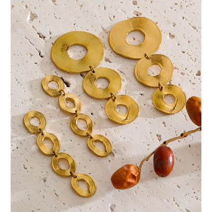 Hollow Drop Earrings